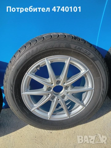 Джанти с гуми за Mercedes комплект 205/60/16, снимка 3 - Гуми и джанти - 53598924
