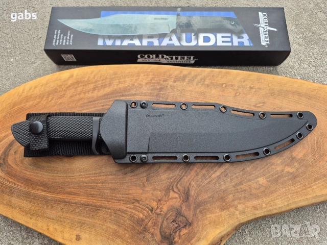 Боен нож COLD STEEL MARAUDER с тактическа кания Kray-Ex, снимка 7 - Ножове - 52008656