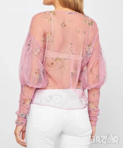 ZARA нова с етикет ефирна блузка , снимка 2 - Ризи - 54154234