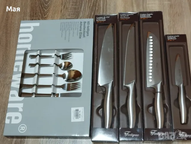 Комплект ножове Fontignac, снимка 17 - Прибори за хранене, готвене и сервиране - 50373585