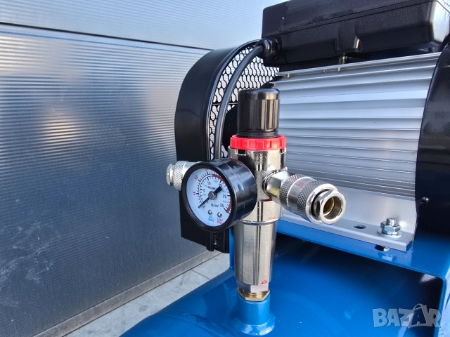 2025 Компресор за въздух 120L 4 НР / 3 кв 12 бара усилен дебит - 480 л/м, снимка 5 - Компресори - 52270483