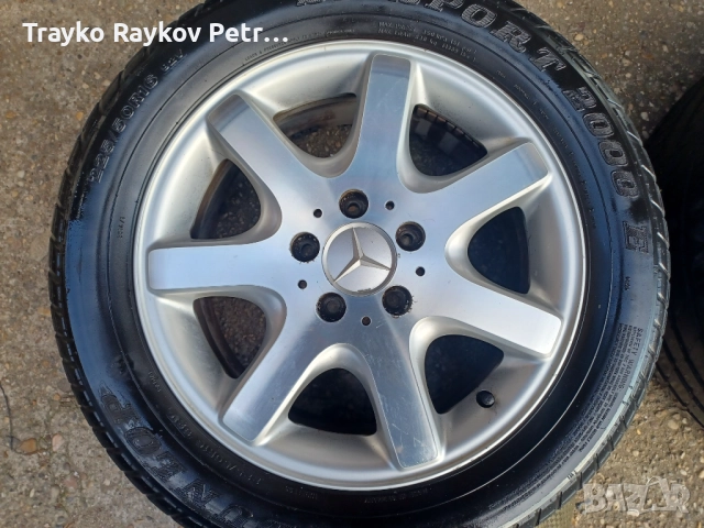 Оригинални джанти Mercedes 5х112 16 цола, снимка 4 - Гуми и джанти - 52817934