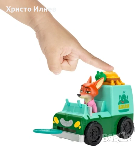 Зоотрополис Фигурки с кола Лисицата Ник, снимка 3 - Фигурки - 53428429