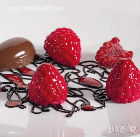 35 броя 3D малини силиконов молд форма за шоколад лед гипс фондан за декорация на торта , снимка 3 - Форми - 53853920