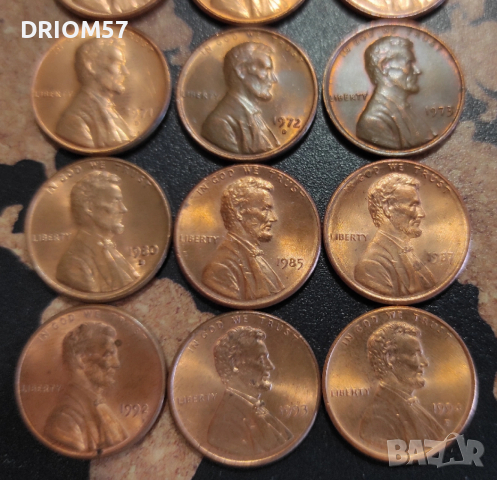 Монети САЩ - 12 бр. [1962-1994], снимка 3 - Нумизматика и бонистика - 51047734