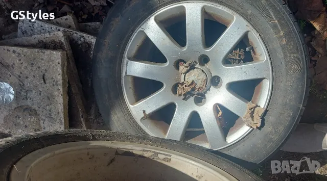 4бр гуми с джанти 15, 5х112 205/60/15 7j x15h2 et 37, снимка 4 - Гуми и джанти - 49881968