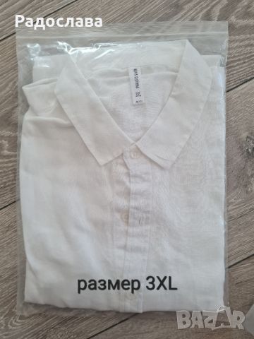 Мъжки ризи 100% лен, снимка 3 - Ризи - 46068832
