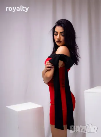 Стилна дамска рокля , снимка 2 - Рокли - 50374970