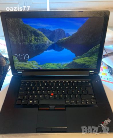 Лаптоп 15,6 Lenovo  Edge  15   ,SSD 240gb   procesor i7 620  МНОГО БЪРЗ !Неразличим от НОВ !, снимка 4 - Лаптопи за работа - 46059116