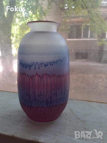 GOEBEL Gernany Прекрасна маркова ваза, снимка 4 - Антикварни и старинни предмети - 53422424