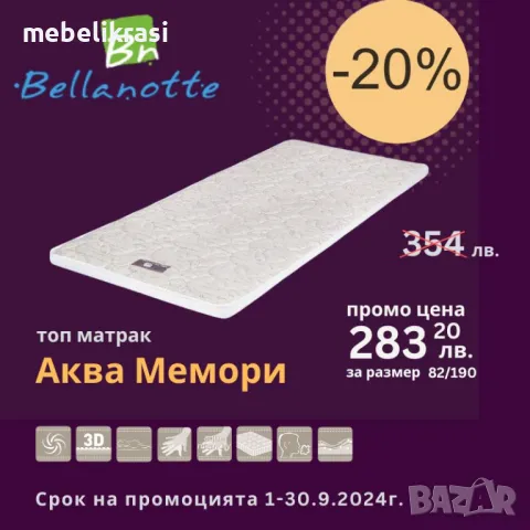 матрак Cannella С -20% ОТСТЪПКА!, снимка 10 - Матраци - 36127504