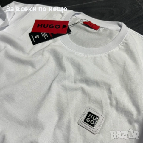 Hugo Boss Мъжка Тениска👕Мъжка Блуза С Къс Ръкав - Различни Цветове Код Bal Style15, снимка 5 - Тениски - 53642096