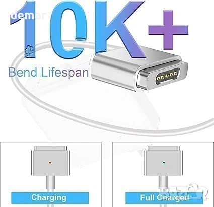 Зарядно устройство за Mac Book Air 11 и 13 инча (2012-2017) 45W T-Tip, снимка 4 - Друга електроника - 53934467