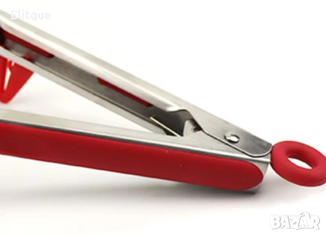 Щипка за готвене Bohmann, 27см., Неръжд. стомана със силикон, Червен, снимка 4 - Други - 52889010