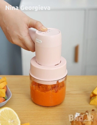 Чопър, Миксер 2 в 1 продукт с две приставки, USB зареждане, снимка 2 - Миксери - 53293436