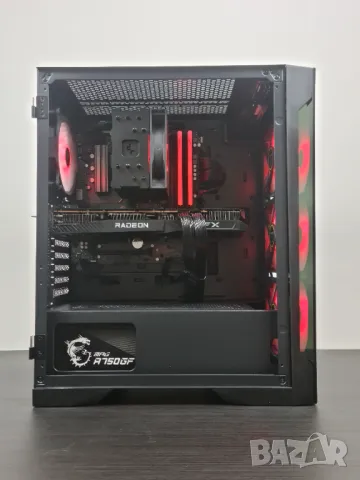 Геймърски компютър! RX 6700 , Ryzen 5 5600 ,16GB RAM/Нов+Гаранция!, снимка 6 - Геймърски - 47008120