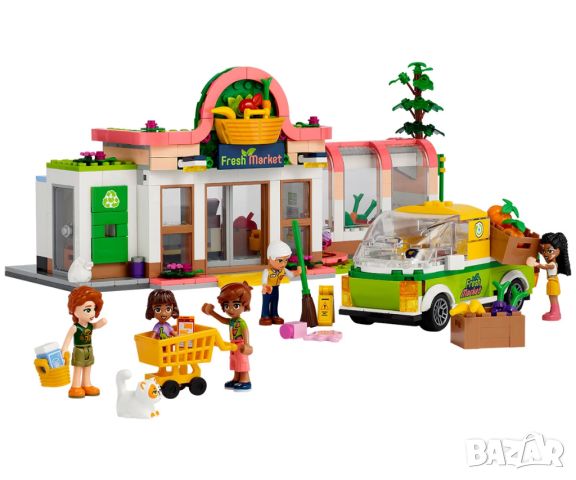 LEGO® Friends 41729 - Био магазин за хранителни стоки, снимка 2 - Конструктори - 45658769