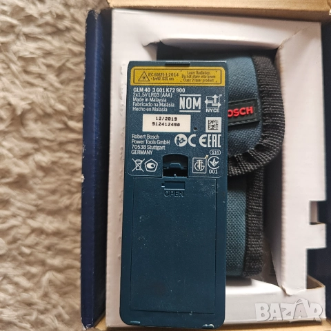 BOSCH GLM40 лазерна ролетка, снимка 4 - Измервателни инструменти - 51155303