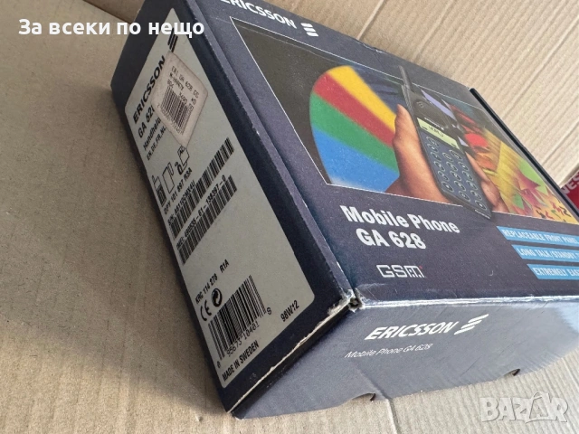 Ретро GSM ERICSSON GA 628 , с оригиналната си кутия , зарядно и калъф , ERICSSON GA628, снимка 3 - Други - 53721208