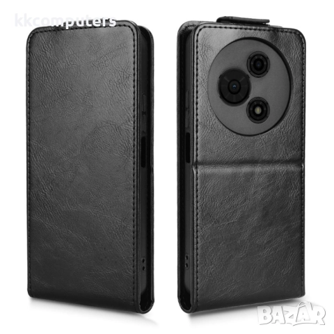 TCL 60 SE / TCL 605 4G Кожен Магнитен Флип Калъф с Протектор, Държач за Карти | Черен, Кафяв, Розов,, снимка 8 - Калъфи, кейсове - 52050963