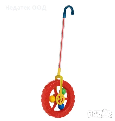 Пластмасово плъзгащо се колело с дръжка, Ø24x74см, снимка 2 - Други - 49488631