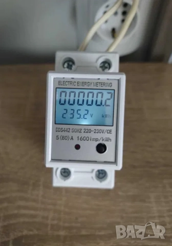 Монофазен електромер за DIN шина | Мултидисплей, 80A, 36мм, снимка 8 - Други стоки за дома - 49962228