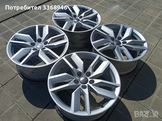 Джанти Audi ОРИГИНАЛНИ 18" 5x112 A3 A4 A6 Q3 Q4 Q5 SQ5, снимка 5 - Гуми и джанти - 53729269