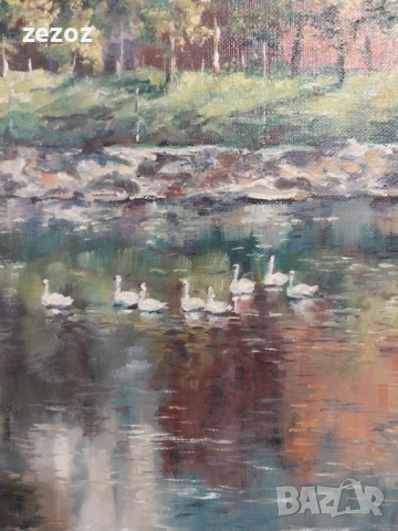 Картина авторска масло , снимка 4 - Картини - 53810343