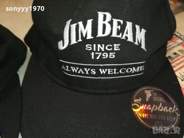 JIM BEAM X2 ШАПКИ ЗА 125ЛВ 0607250709, снимка 8 - Шапки - 50922702