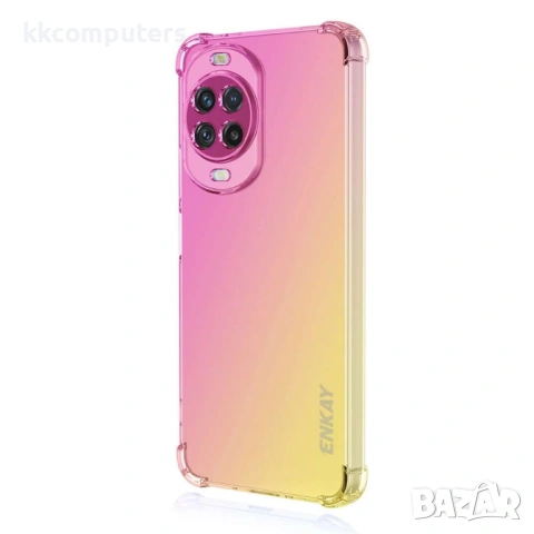 Калъф ENKAY за Huawei nova 14 Pro 5G, Удебелен TPU, Shockproof с Удебелени Ъгли, Градиентен Дизайн, , снимка 2 - Калъфи, кейсове - 53187668
