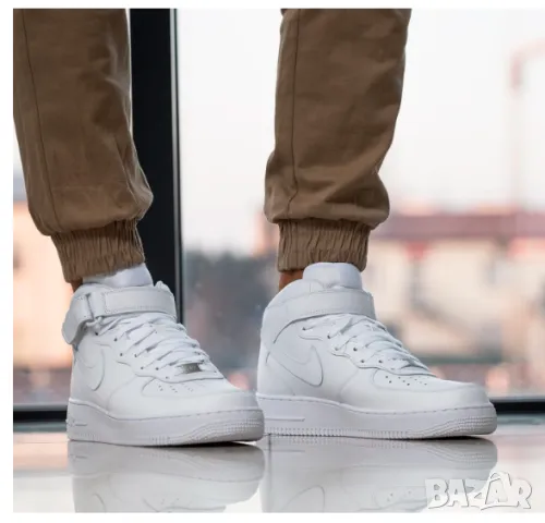 NIKE AIR FORCE 1 MID номер 43,5-44 оригинални маратонки , снимка 5 - Маратонки - 48286377