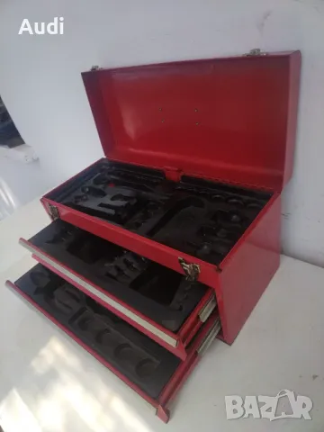 Кутия за инструменти с 2 чекмеджета. За съхранение на инструменти. Горен отваряем капак, оборудвана , снимка 8 - Куфари с инструменти - 50114171