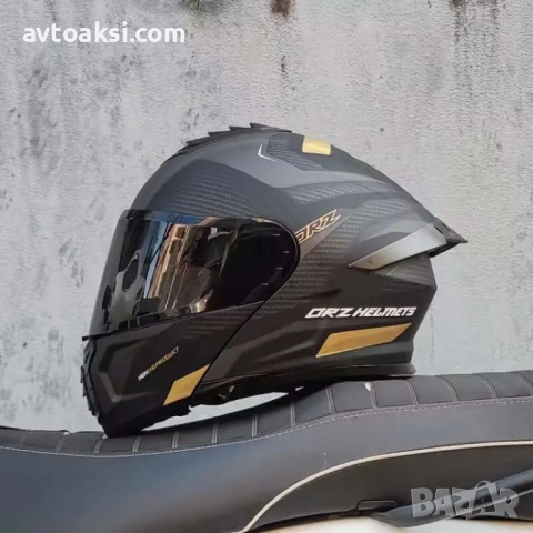 Модуларна каска Лукс с очила orz -9153, снимка 2 - Аксесоари и консумативи - 54099338