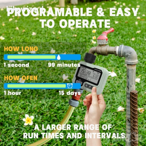 Компютър за напояване Kazeila програмируем часовник за напоява , снимка 2 - Напояване - 51727044