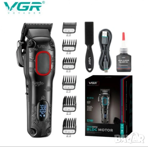 Професионална машинка за подстригване VGR V-016 , снимка 3 - Машинки за подстригване - 53761373