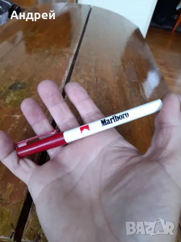 Стара писалка,химикал,химикалка Marlboro, снимка 2 - Други ценни предмети - 50254076
