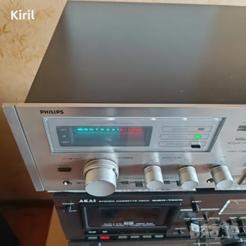 Касетен дек Philips n5546, снимка 2 - Декове - 49549211