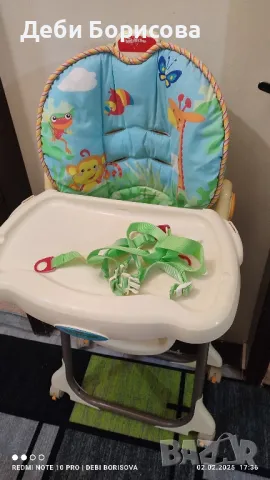 Продавам детски стол за хранене Fisher price , снимка 2 - Други - 48932474