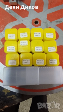 Цангодържач с цанги , снимка 3 - Стругове - 53822193