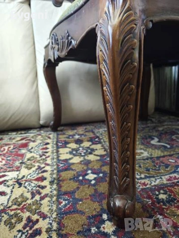 Комплект 2 винтидж кресла масивно дърво – отлично състояние, снимка 11 - Антикварни и старинни предмети - 53614768