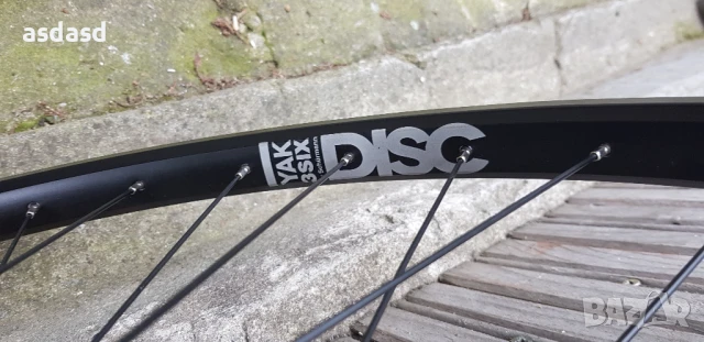 Предна алуминиева двустенна капла YAK 3SIX 28/29 цола, снимка 2 - Части за велосипеди - 50486101