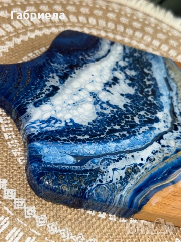 Декоративни дъски с епоксидна смола , снимка 3 - Декорация за дома - 54120077