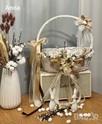 Великденски кошници🧺🌷🐣 направени за вас с ❤️🌸, снимка 2 - Декорация за дома - 53906988