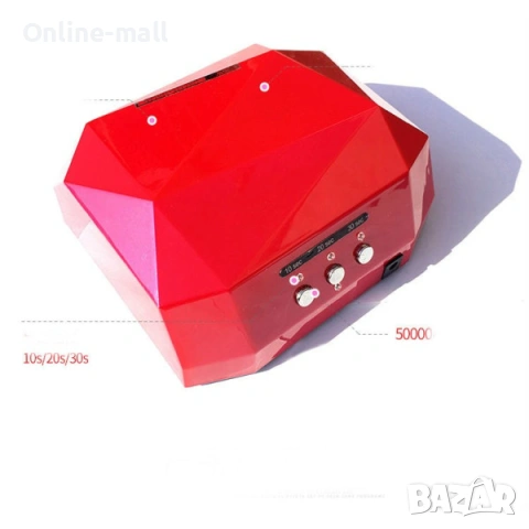 Професионална Хибридна UV/LED Лампа за Маникюр 36W – Компактен Дизайн в 7 Цвята с Подвижно Дъно, снимка 13 - Продукти за маникюр - 53244323