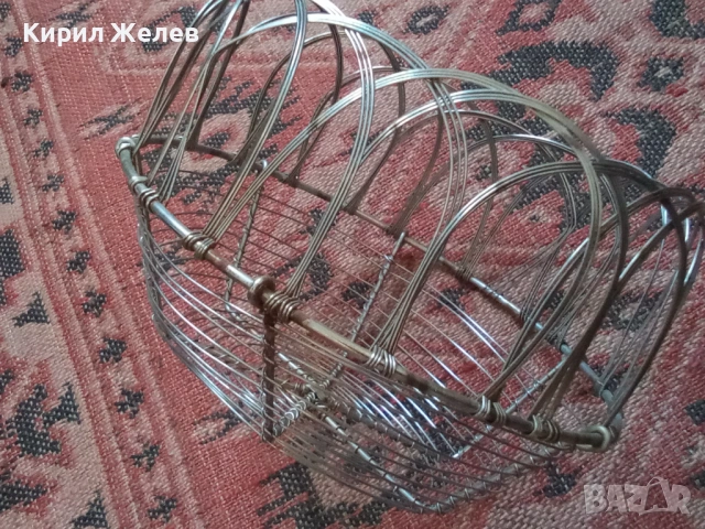 Стоманена фруктиера за плодове 54289, снимка 4 - Антикварни и старинни предмети - 53601054