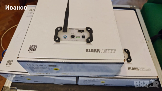 Безжичен 2.4 GHz стерео предавател Klark Teknik AIR LINK, снимка 4 - Други - 52666933
