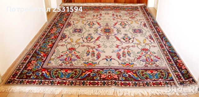 Котленски / Чипровски ръчно тъкан вълнен килим в перфектно състояние, снимка 3 - Антикварни и старинни предмети - 51932689