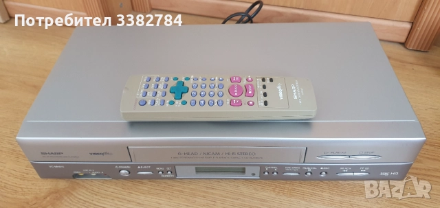 Видео рекордер SHARP VC-MH815 Hi-Fi stereo Sp/Lp/Ep , снимка 2 - Плейъри, домашно кино, прожектори - 52590754