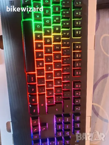 Rii Gaming Keyboard Wireless светеща презареждаща батерия НОВА, снимка 6 - Клавиатури и мишки - 49857625
