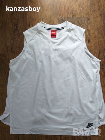 Nike Sportswear Bonded Tank White - страхотен дамски потник Л, снимка 1 - Потници - 45438953